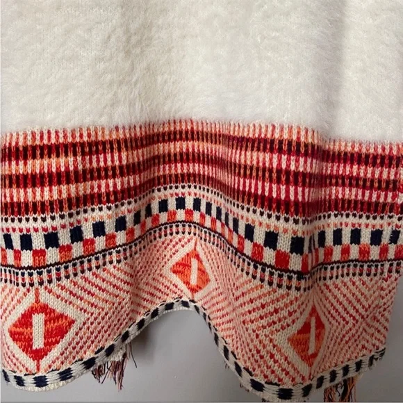 MAXSPORT Tribal Aztec Long Cardigan
Boho Fringe. Size Large. - Picture 6 of 8